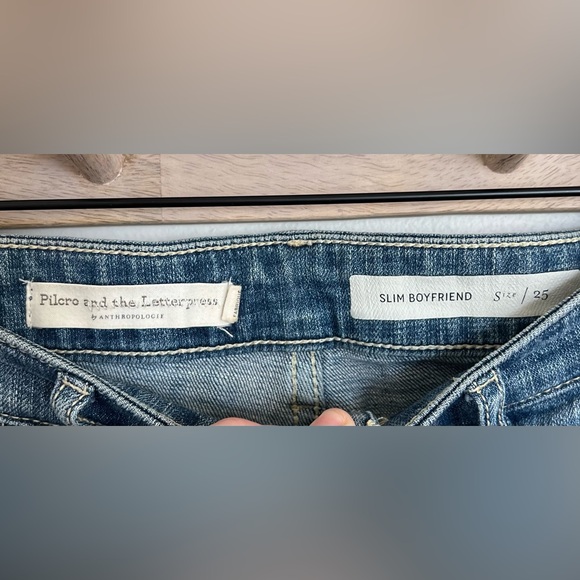 Pilcro and the Letterpress Jean Shorts - Picture 2 of 3